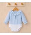 Body camisa bebé celeste plumeti Calamaro