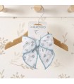 Lazo Pelo bebé crudo estampado Calamaro Borbén
