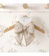 Lazo Pelo bebé arena vichy algodón con pinza suave diseño grande elegante