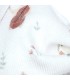 Detalles del diseño del Lazo Pelo bebé mint invierno estampado algodón con pinza suave diseño grande elegante