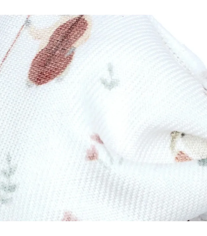 Detalles del diseño del Lazo Pelo bebé mint invierno estampado algodón con pinza suave diseño grande elegante