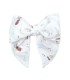 Lazo Pelo bebé mint invierno estampado algodón con pinza suave diseño grande elegante en fondo blanco