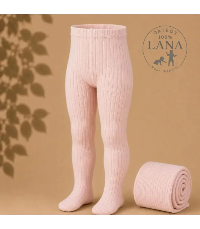 Leotardo Canalé Lana Cóndor Nude 914 para bebé y niña