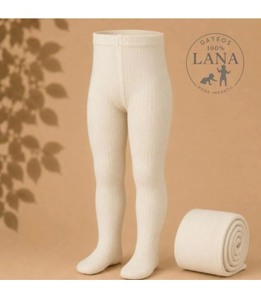 Leotardo Canalé Lana Cóndor Beige 935 para bebé y niña