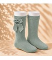 Calcetín Lazo Grosgrain Cóndor Verde Seco