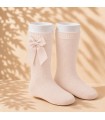Calcetín Lazo Grosgrain Cóndor Nude
