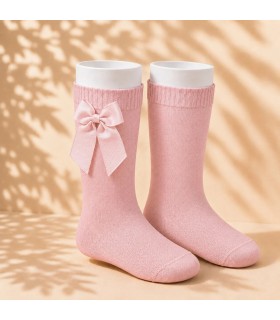 Calcetín Lazo Grosgrain Cóndor Rosa Palo | Gateos