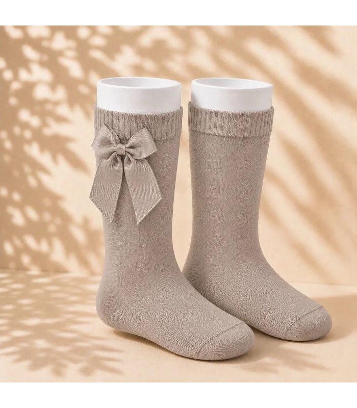 Calcetín Lazo Grosgrain Cóndor Piedra 334 para bebé y niña