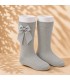 Calcetín Lazo Grosgrain Cóndor Aluminio 221 para bebé y niña