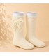 Calcetín Lazo Terciopelo Cóndor Cava 303 para bebé y niña