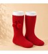 Calcetín Canalé Borlas Cóndor Rojo 550 para bebé y niño