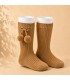 Calcetín Canalé Borlas Cóndor Camel 326 para bebé y niño