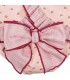 Detalles parte trasera Jesusito bebé rosa empolvado algodón con volante vichy y estampado delicado detalle invierno