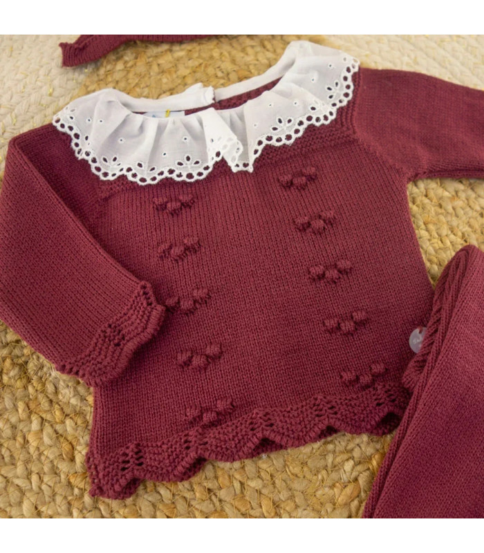 Conjunto Bebé Aramis Ciruela
