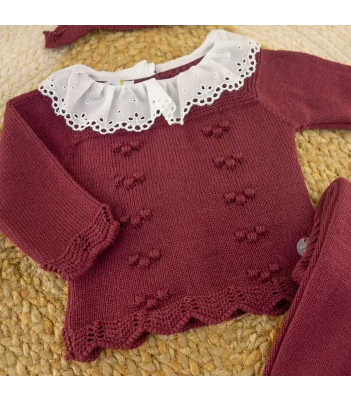 Conjunto Bebé Aramis Ciruela