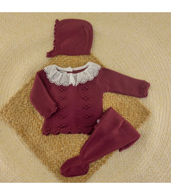 Conjunto Bebé Aramis Ciruela