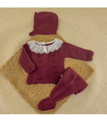 Conjunto Bebé Aramis Ciruela
