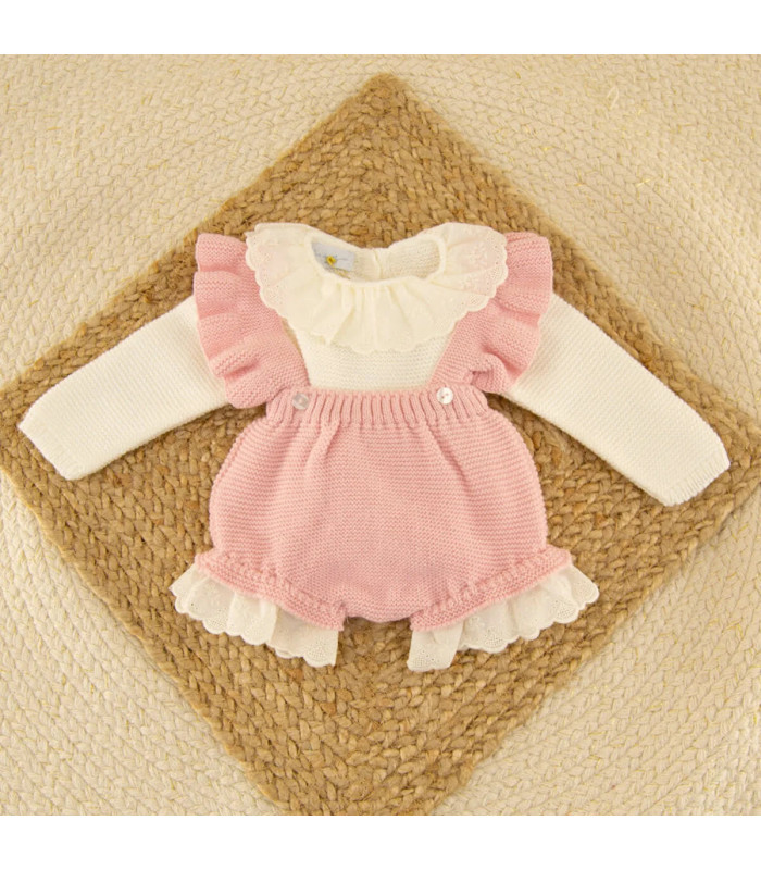 Conjunto Tirantes Melisa Rosa Palo