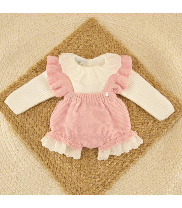 Conjunto Tirantes Melisa Rosa Palo