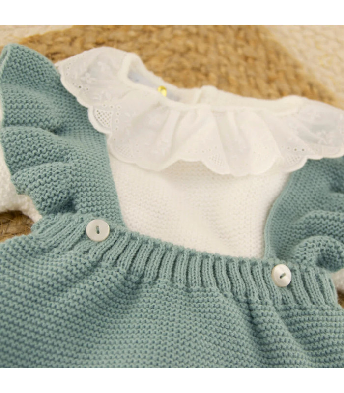 Conjunto Tirantes Melisa Verde Azulado