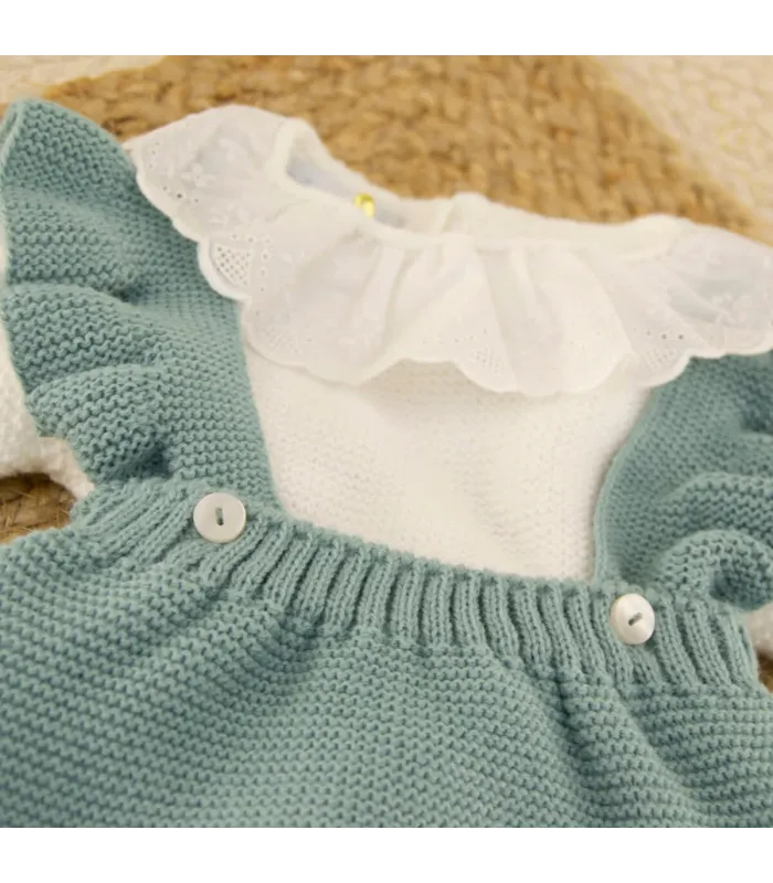 Conjunto Tirantes Melisa Verde Azulado | Dulce de Fresa