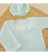 Conjunto Lana Verde Agua