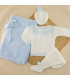 Conjunto Lana Blanco Celeste