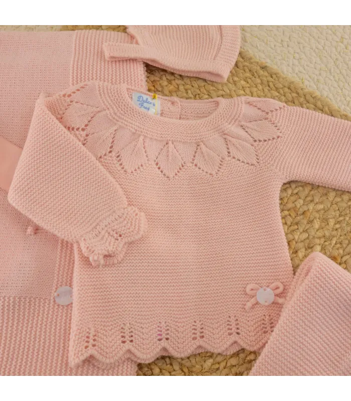 Conjunto Lana Dulce para Bebé | Dulce de Fresa