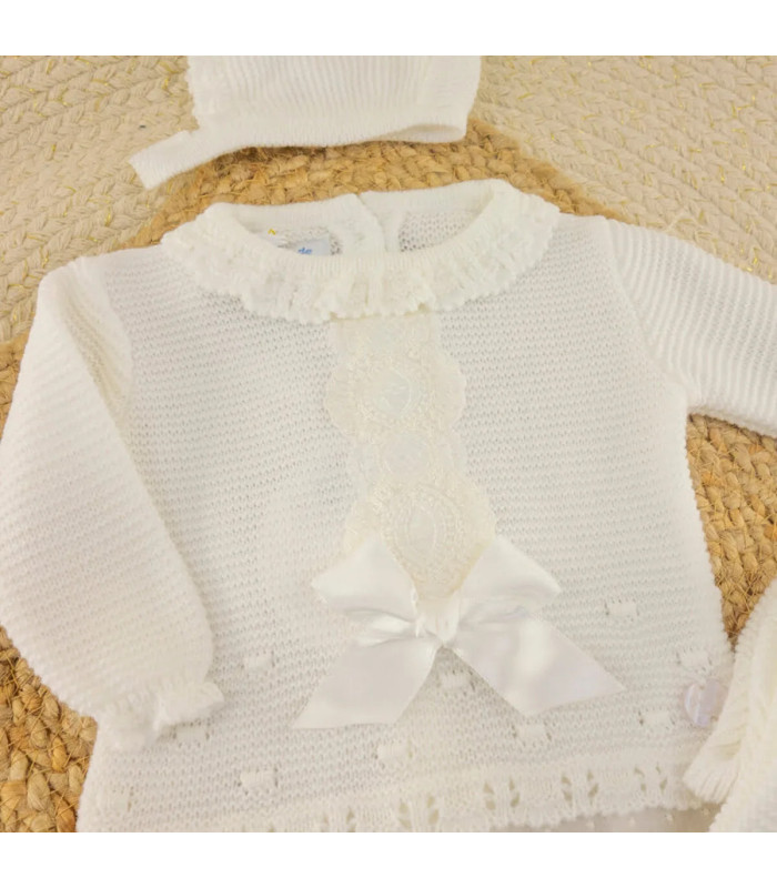 Conjunto Bebé Helen Crudo