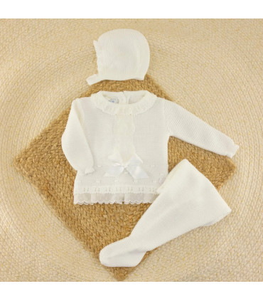 Conjunto Bebé Helen Crudo