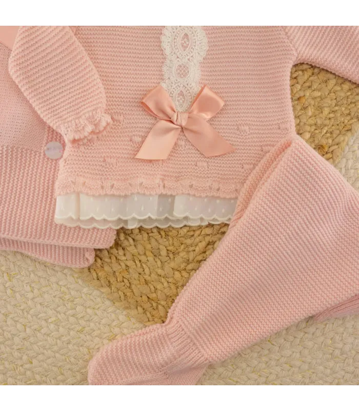 Conjunto Bebé Helen Dulce | Dulce de Fresa
