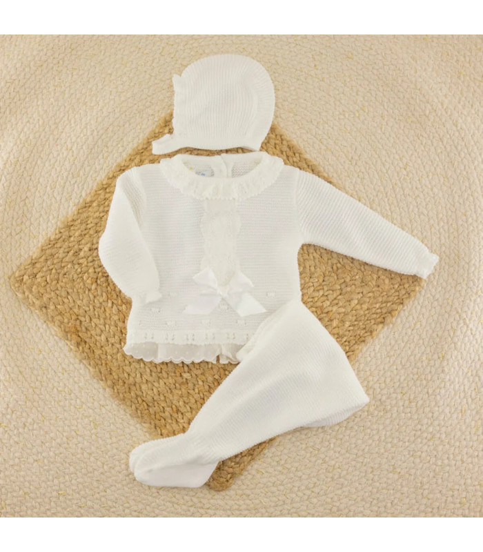 Conjunto Bebé Helen Blanco