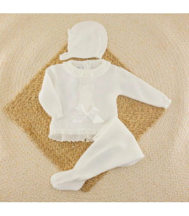 Conjunto Bebé Helen Blanco