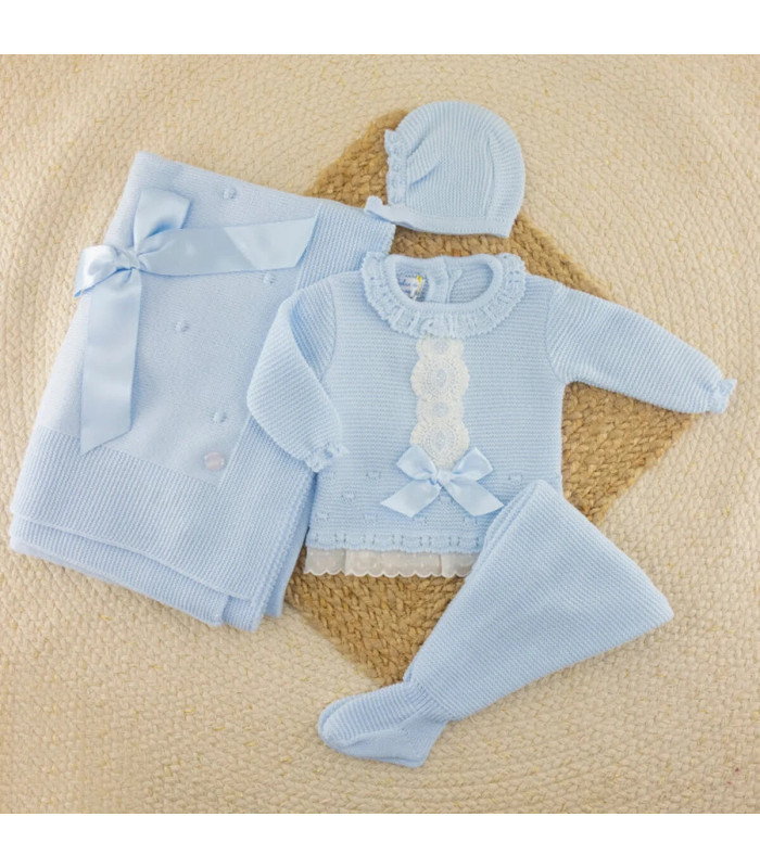 Conjunto Bebé Helen Celeste