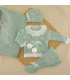 Conjunto Lana Luna Verde empolvado