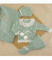Conjunto Lana Luna Verde empolvado