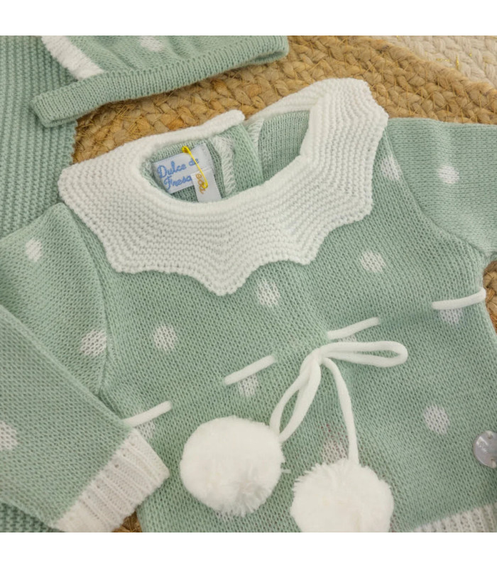 Conjunto Lana Luna Verde empolvado