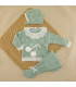 Conjunto Lana Luna Verde empolvado