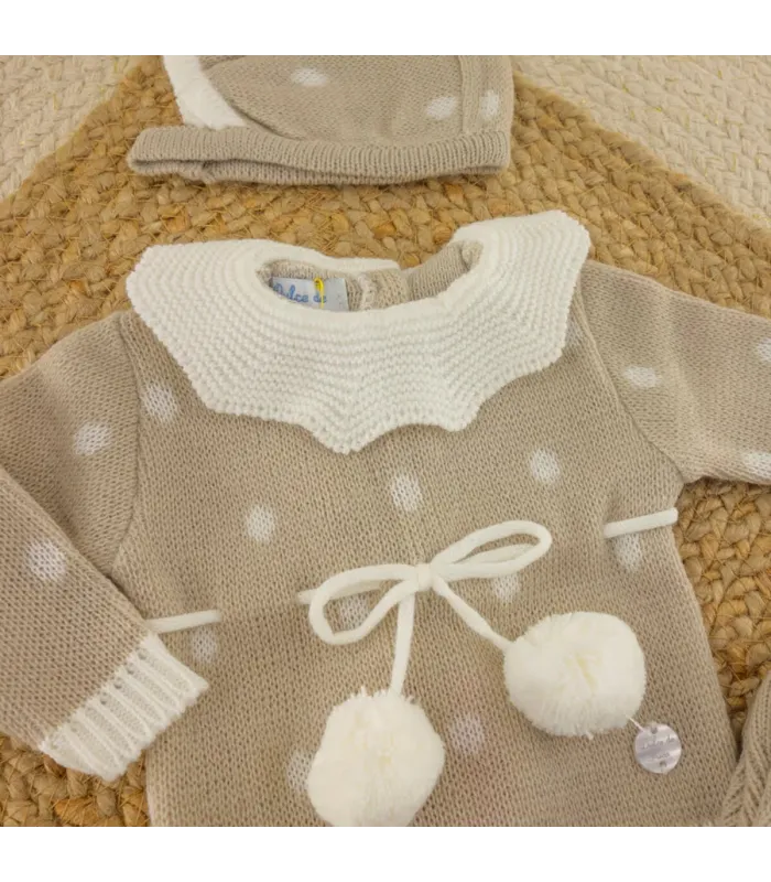 Conjunto Lana Luna Piedra para Bebé | Dulce de Fresa
