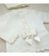 ▶️  Conjunto Polaina Con Pasacintas Crudo
