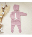 Conjunto Polaina Pasacintas  Rosa Viejo