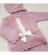 ▶️  Conjunto Polaina Pasacintas  Rosa Viejo