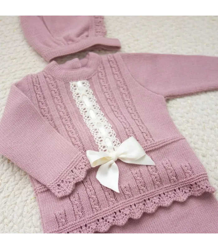 Conjunto Polaina Rosa Viejo | Dulce de Fresa