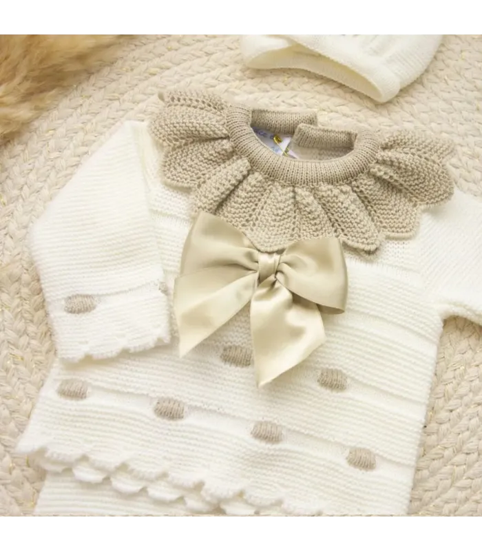 Conjunto Lana Piedra Lazo de Amor | Dulce de Fresa