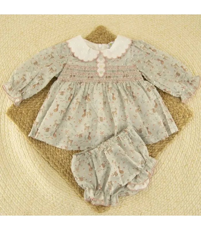 Jesusito Bambi con Braguita Floral | Gateos