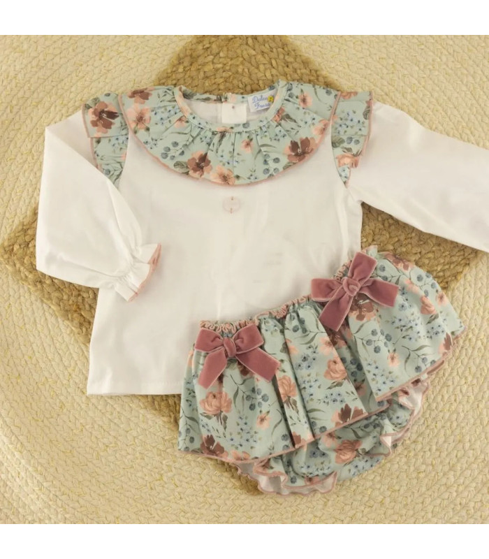 ▶️  Conjunto Bebé Niña Holanda
