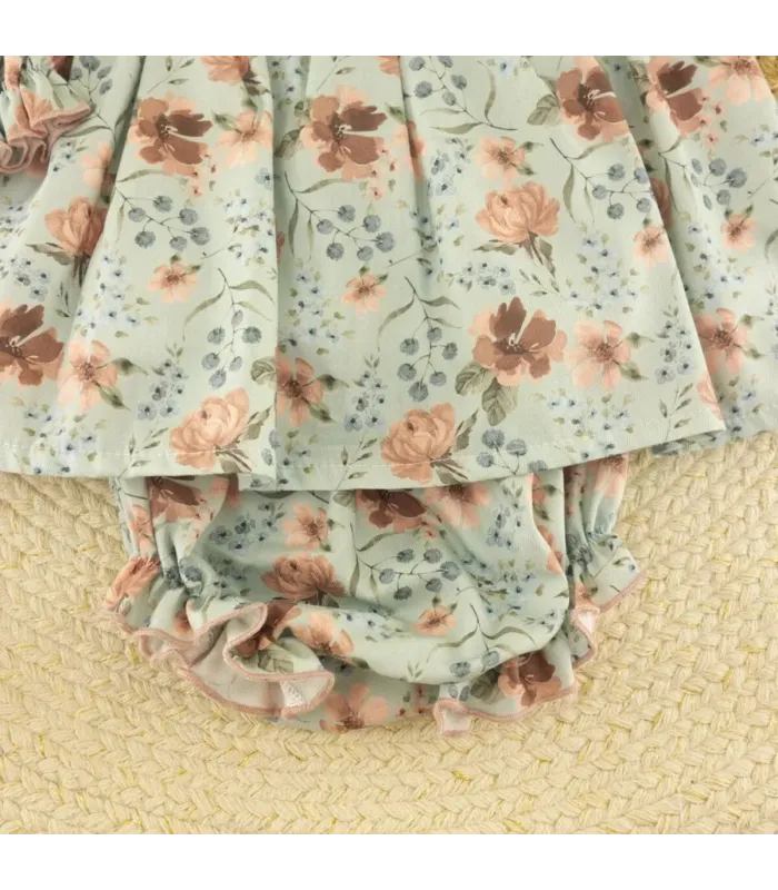 Jesusito Holanda Floral con Braguita | Gateos