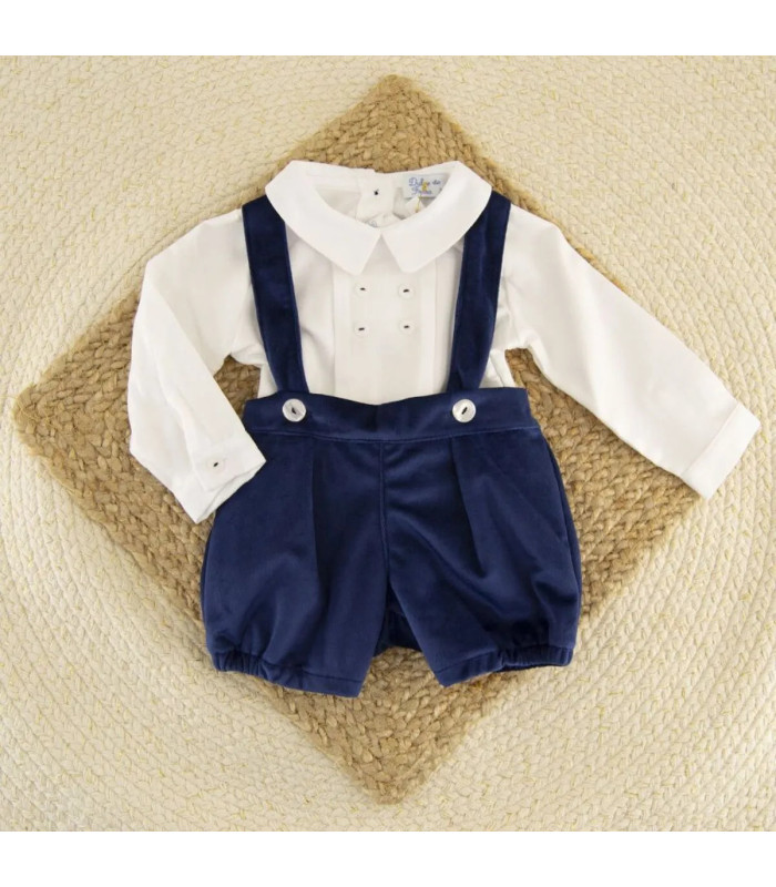 ▶️  Conjunto Peto Marino Terciopelo