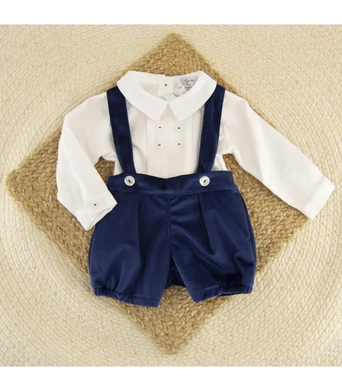 ▶️  Conjunto Peto Marino Terciopelo