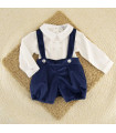 Conjunto Peto Marino Terciopelo